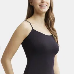 fityuva Women Black Camisole image 3