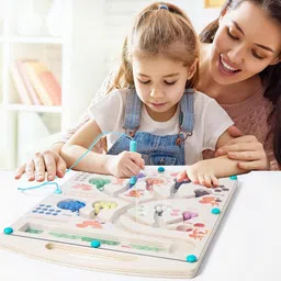 minnics Wooden Magnetic Squirrel Puzzle image 3