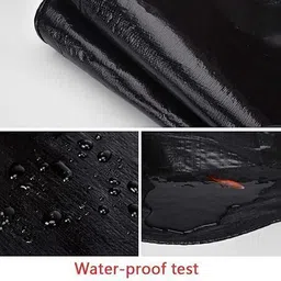 hous of commons GREEN LIFE TARPAULINE 6FEET X 9 FEET BLACK 160GSM Tent Tent - For UV RESISTANT PROTECT FROM WIND RAIN , SUNLIGHT image 4