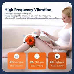 r a products Smart Knee Massager, With LED Screen Infrared Heat and Vibration image 3