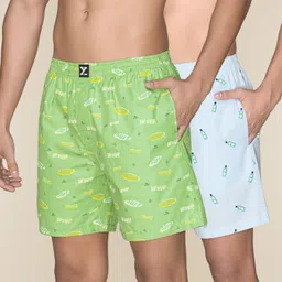 xyxx Pack of 2 Soft Super Combed Cotton SURF Printed Men Boxer-picture-10