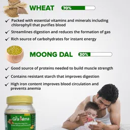 by grandma Baby Porridge Mix - Broken Wheat and Moong Dal For 12+ Months Cereal image 5