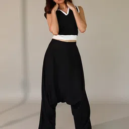 n-gal Solid Rayon Women Harem Pants image 4