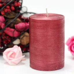 subllyme Metallic Pillar Candle image 3