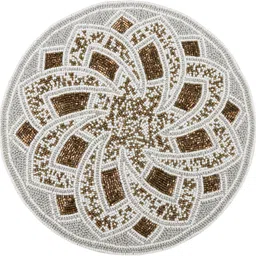 craftsnagri Round Pack of 2 Table Placemat-picture-40