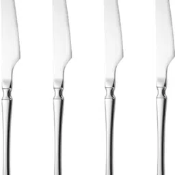 kitchease Korean Style Steak Knives | Flatware for Dinner,Party,Camping | Sterling Silver Stainless Steel Cutlery Set-picture-34