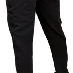 imtraders Men Solid Black Track Pants image 4