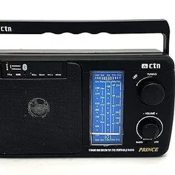 TIWARI TRADING CO Portable FM Radio with Bluetooth Connectivity and USB Supported Radio FM Radio image 1