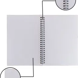 uniqpal SET OF 2 A4 Notebook UNRULED 200 Pages image 5