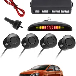 monolive Black Reverse Car Parking Sensor for Universal for All Cars-206 Set of 4 pcs Car Parking Sensors with LED Parking Assistant Kit-206 Parking Sensor-picture-17