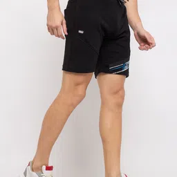 duke Solid Men Black Regular Shorts image 4