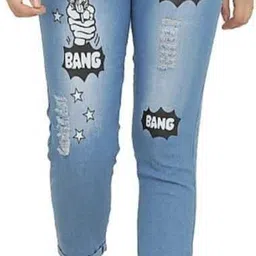 houseofcommon Women Jogger Fit Mid Rise Blue Jeans-picture-31