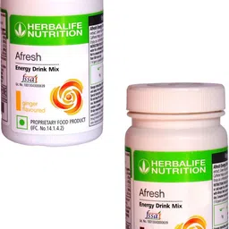 herbalife Afresh Energy Drink Mix - Ginger Flavor & Elaichi Flavor Combo Pack Of 2 PCS Energy Drink-picture-36