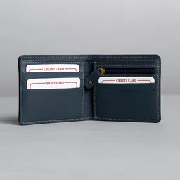 celed Men Casual, Formal Blue Genuine Leather Wallet image 2