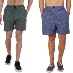 meemaya Pack of 4 Checkered Men Boxer-picture-21