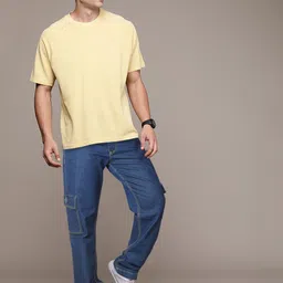 just black Men Cargos image 4