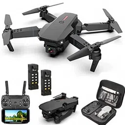 VortexFly Drone E88 Pro Foldable 4K Drone with FPV Streaming, Gesture & One Key Start 2.4 GHz AM2+ 2 Core Processor Designed for Workstation-picture-29