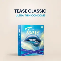 Kindly Tease Ultra Thin Condoms for Men | Suitable with lubes, honeymoon kit & sex toys for men-image-18