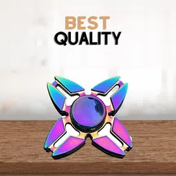 shivsoft Raindow R Four Sided Fidget Spinner Star-picture-26