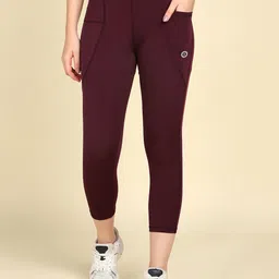 barbora Solid Women Maroon Tights-picture-30