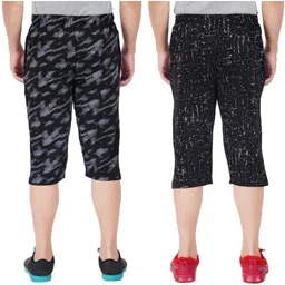 feel track Printed Men Three Fourths image 2