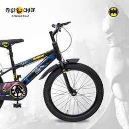 miss & chief Batman Stylish & Durable 85% Assembled Kids Bicycle for 7 to 10 Years Boys & Girls 20 T (inch) BMX Cycle image 2