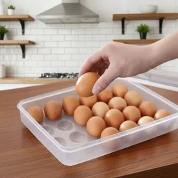 maxtid Plastic 24 Grid Stackable Egg Storage Box Useful for Poultry Storage Basket-picture-31
