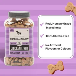heads up for tails YIMT Chicken Liver Biscuits Chicken Dog Treat image 4