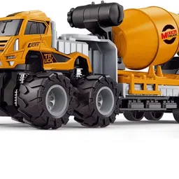dianor 1:43 Diecast Toys Set Engineering Construction cement mixer Toy Truck-picture-12