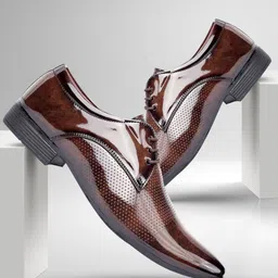 teeny step Shoes for men Partywear shoes Oxford For Men Lace Up For Men-picture-13