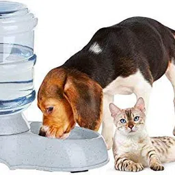 homefast Round Plastic Pet Bowl & Bottle image 2