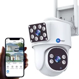 Maizic Smarthome Supercam Lynxo 4G/5G CCTV Camera 4+4 MP Full HD 360 Degree Coverage Smart Camera Security Camera image 1