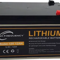 high frequency 12V 12Ah lithium battery for UPS solar toy cars sprayer pump inverter battery Analog Battery Tester image 2