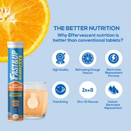 fast&up Reload ORS Electrolytes (5 Liters) Energy Drink with Zinc & D-Glucose, Low Sugar Hydration Drink image 3