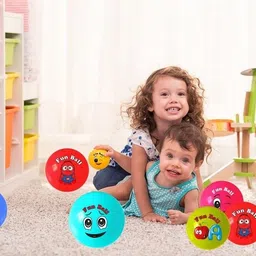 jaspo Fun Ball Colorful Printed Educational Toy Scented Ball for Kids, Inflatable Soft PVC/Rubber Perfect Size for Indoor/Outdoor Play - (Nine Planets Ball Set (9 Pcs)) image 3