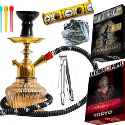 misr puff PREMIUM SHISHAH IRON TRAY 9 inch Glass Hookah-picture-20
