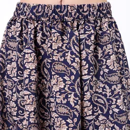 mannat diva Women Printed Flared Multicolor Skirt image 5