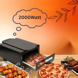 wellberg 14-Inch Heavy-Duty Pizza Oven for Grilling, Healthy Baking, and Roasting Needs Electric Tandoor image 5