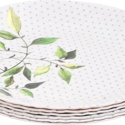 drizling Unbreakable Melamine Round Dinner/Lunch /Serving Plates Food Grade Plates for Kitchen Use Sizzler Tray image 4