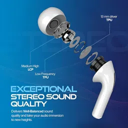 bullstorm ANC Wireless Music Headset Best in Sound Bluetooth Gaming Headset image 3