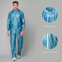 the clownfish Solid Men Rain Suit image 5