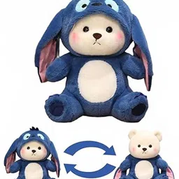 snuglystuff Latest Lena Hooddie Teddy Bear Stuffed Soft Toy For - 28 cm-picture-46