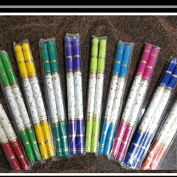 SticksKart Heavy Sankheda Multicolor Dandiya Sticks-Pack of 2 Pair, 4 Sticks| Dandia Sticks image 5