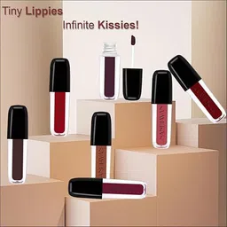 nandiayan Cutie Set of 10 Liquid Matte Mini Lipsticks | Long Lasting, Water & Smudge-Proof image 2