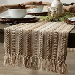 home blossoms Beige 183 cm Table Runner-picture-22