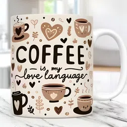 acrebees Coffee Is My Love Language|Mug For Coffee Lover|Best Gift for Coffee Lover-2 Ceramic Coffee Mug-picture-10
