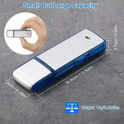 FREDI HD PLUS Spy Mini USB Voice Recorder Mini Portable Recording Battery Backup-7-8 Hours 8 GB Voice Recorder image 2