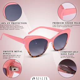 aislin UV Protection, Gradient Cat-eye, Butterfly Sunglasses (56) image 2