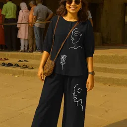 naida Tshirt Palazzos Co-ords Set-picture-27