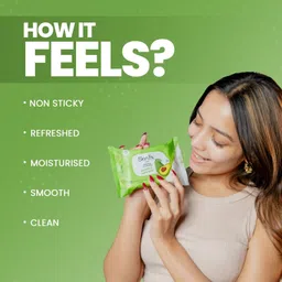 skin fx Refreshing & Soothing Wipes - Gentle Cleansing for Instant Freshness image 2